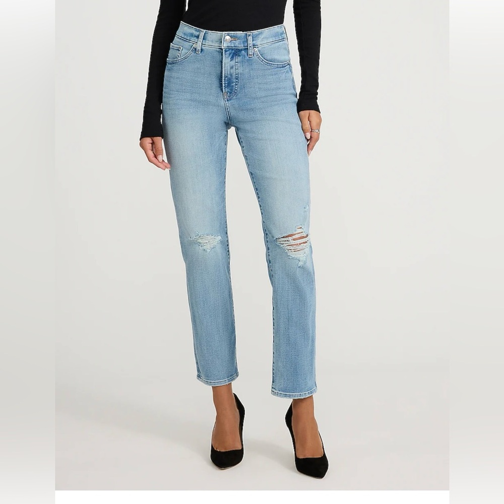 EXPRESS Straight Ankle High Rise Jeans size 10